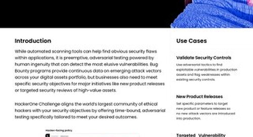 HackerOne Challenge Solutions Brief 2023